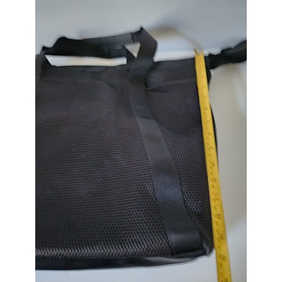 Lululemon Carry The Day Bag (Mesh) Black Tote Weekender XXL Crossbody 15x5x16 - Picture 10 of 16
